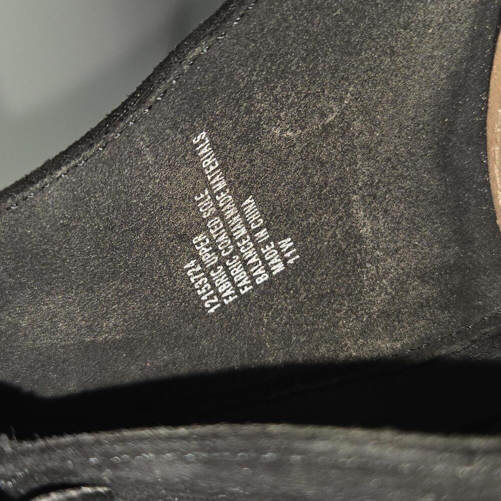 Torrid Women's Suede Strappy Block Heel Black Plus Size 11W - Picture 8 of 9